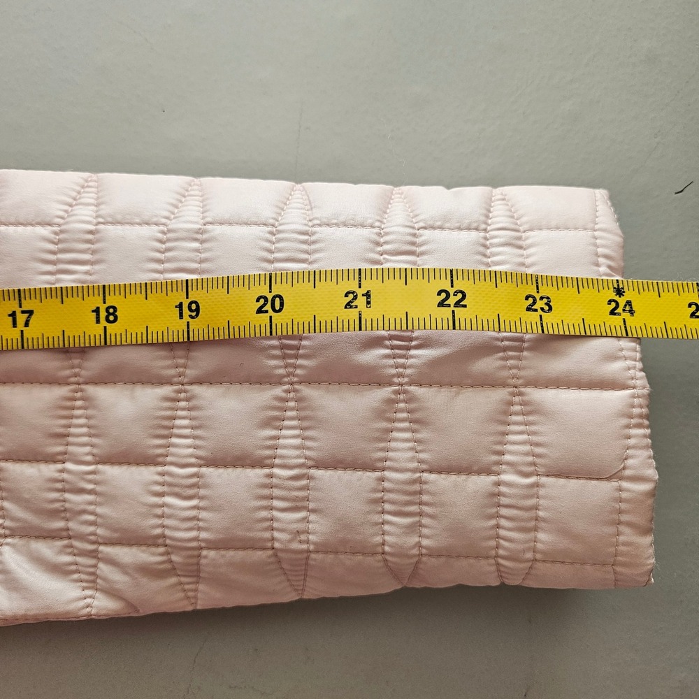 Kate Spade XS Pink Quilted Jacket Peter Pan Collar Snap Front Coat Coquette Prep - Picture 8 of 10